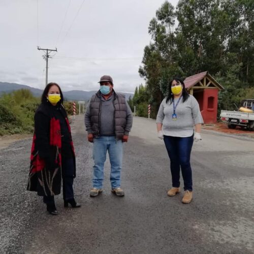 09 ABRIL - Nos trasladamos al sector del camino Nilhue- Tranamán para observar en terreno los avances de este proyecto de mejora asfáltica de 2,5 kilómetros, que implicó una inversión de más de 570 millones de pesos de fondos sectoriales de Vialidad y el Gore. Tras largos años de espera, más de 200 familias de la Junta de Vecinos de Tranamán y La Isla, además de la comunidad 