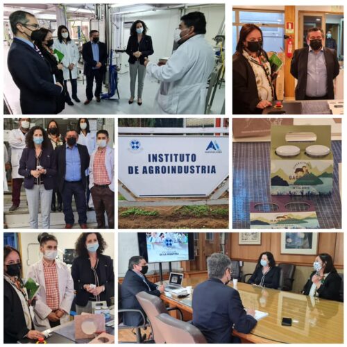 21/11 VISITA AL INSTITUTO DE AGROINDUSTRIA DE LA UFRO. Junto a la embajadora de Israel en Chile, Marina Rosenberg, visitamos el Instituto de Agroindustria de la Universidad de la Frontera, cuya misión es contribuir a la competitividad de los productos del sector agropecuario, mediante el aumento sustentable de la productividad e innovación.