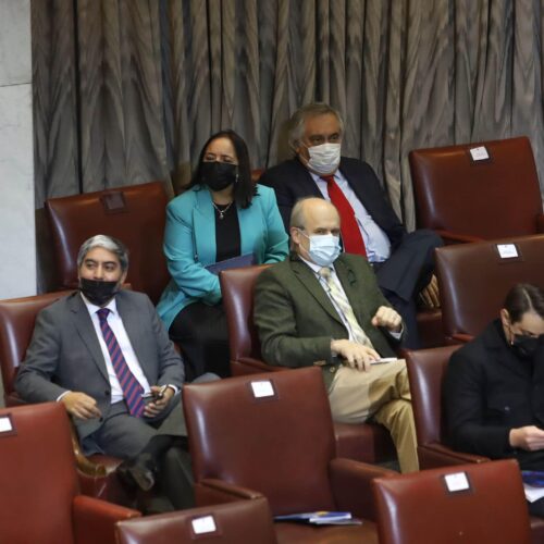 20 JULO – Junto al senador Rafael Prohens participando de la Cuenta Pública del Congreso Nacional