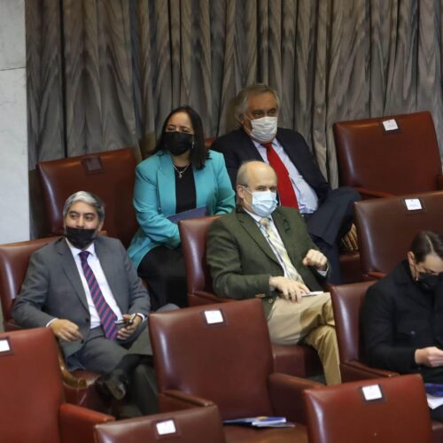 20 JULO – Junto al senador Rafael Prohens participando de la Cuenta Pública del Congreso Nacional